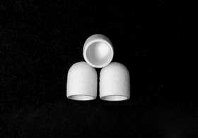 Колпачки абразивные белые — оксид алюминия (Medcaps)